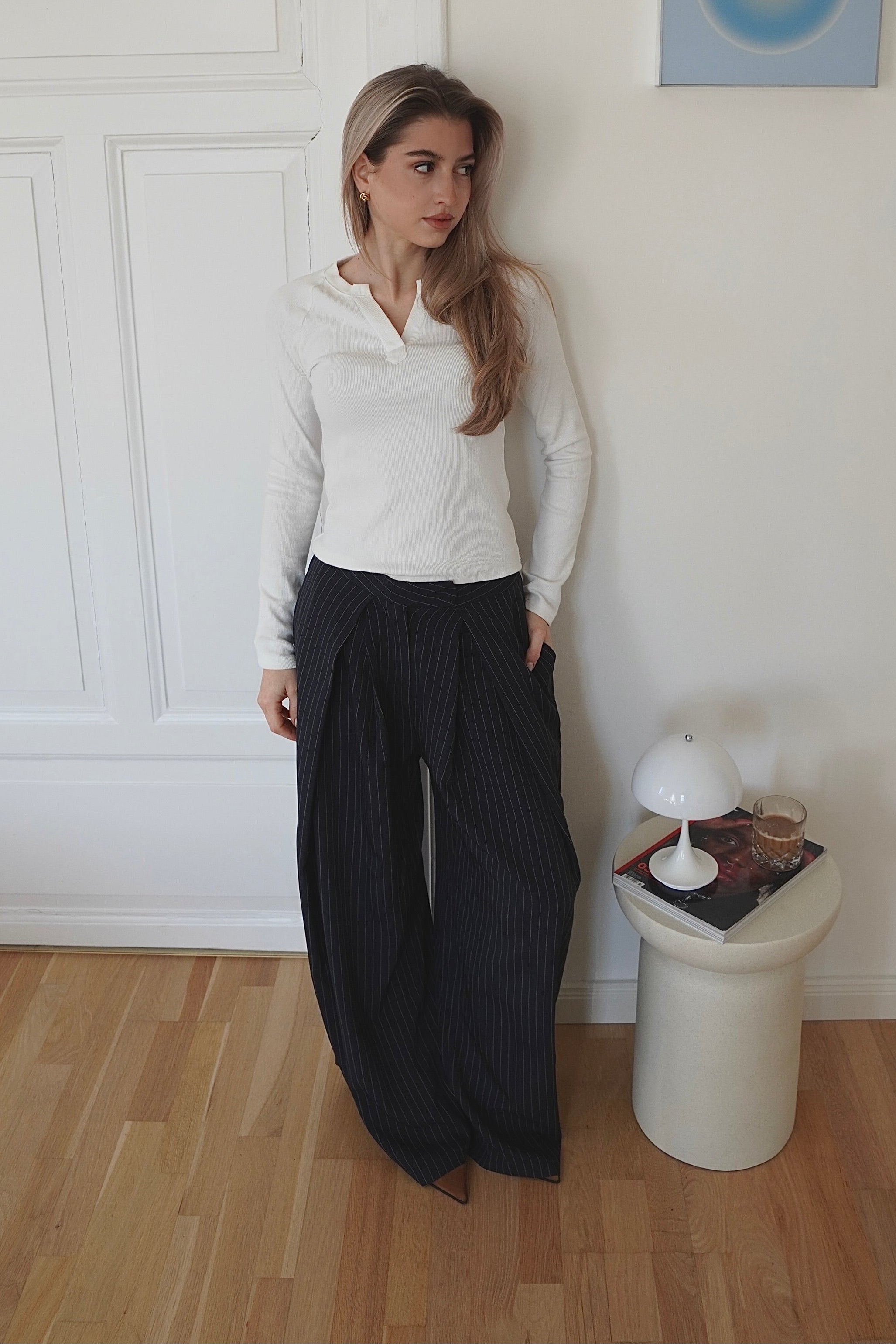 Pleated Wide Pants