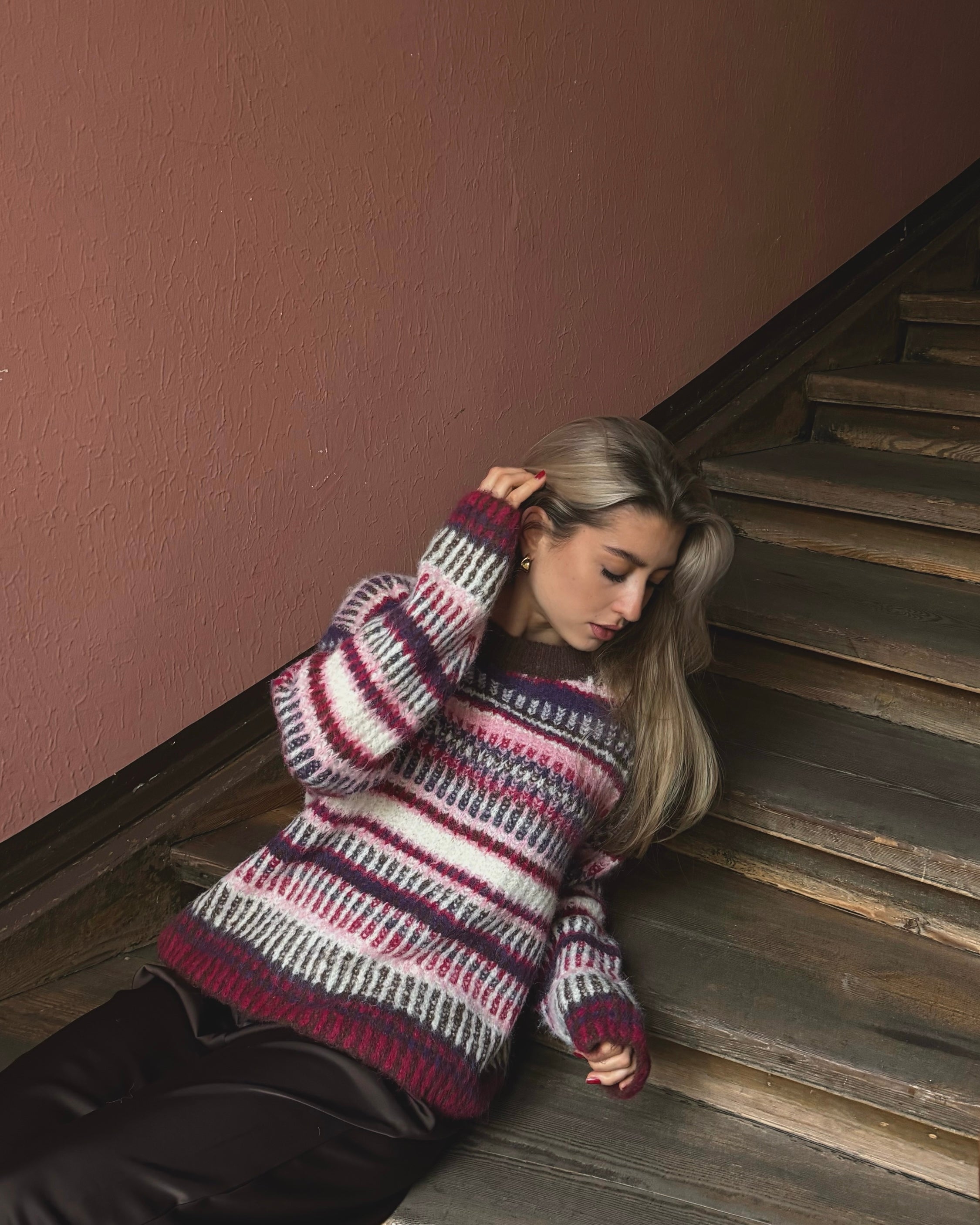 Soft Multicolor Wool Sweater