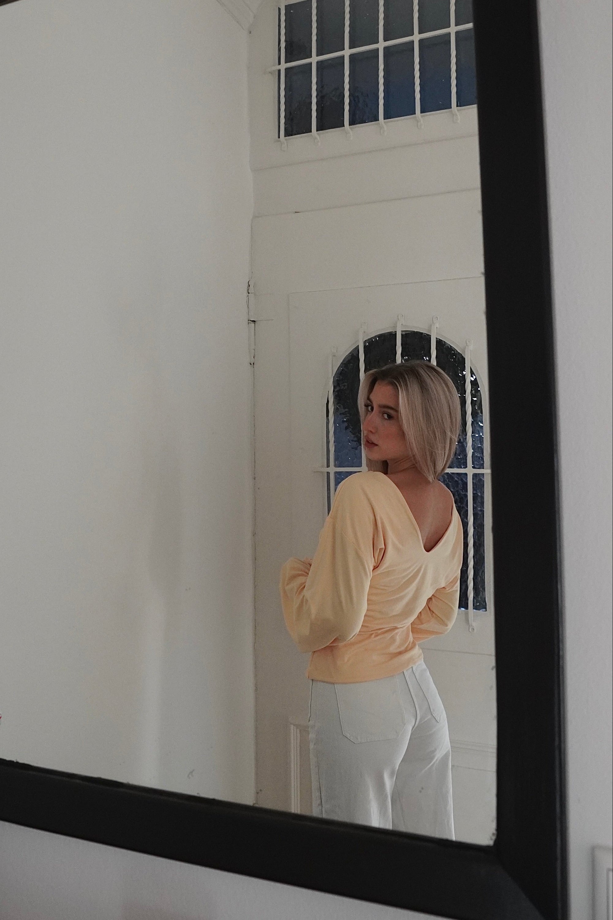 Soft Waistline Top Butter Yellow