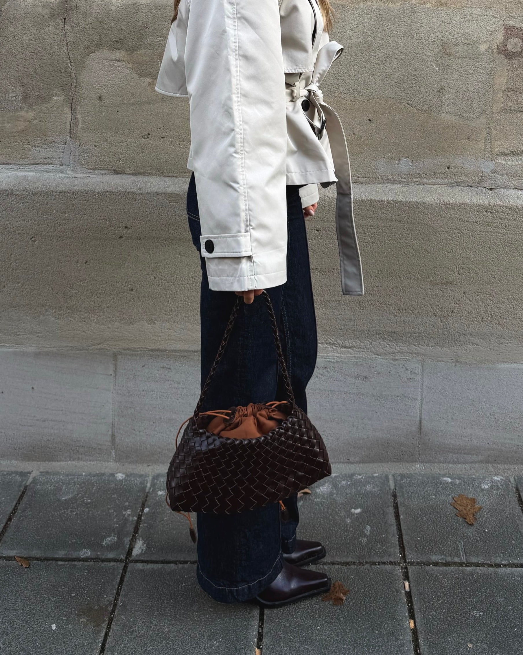 Chocolate Vegan Leather Handbag