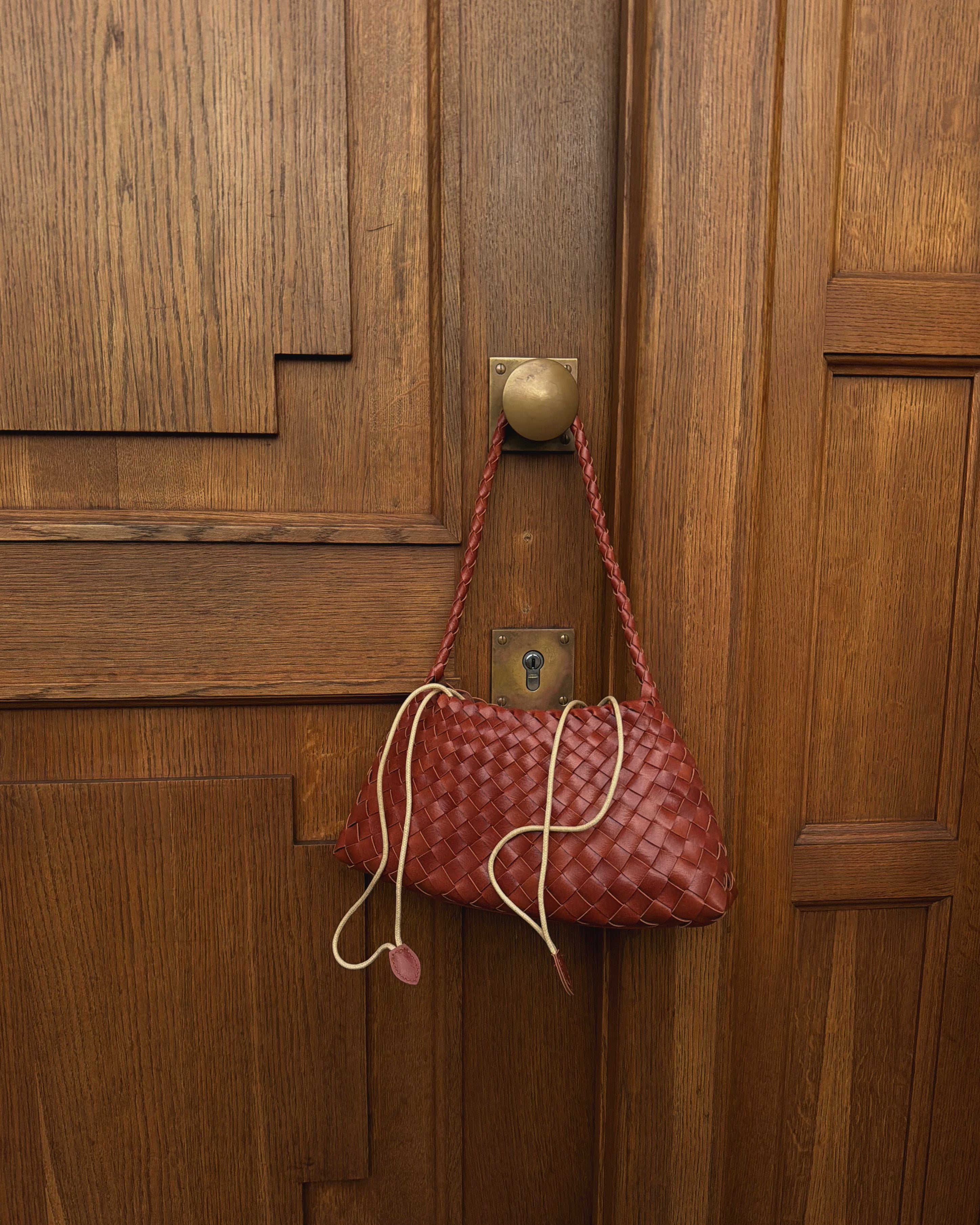 Chestnut Vegan Leather Handbag